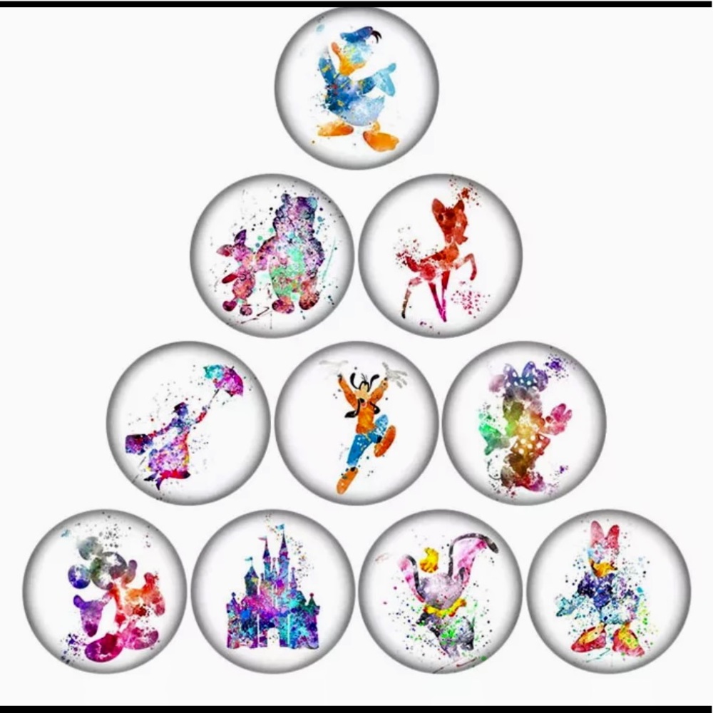 COPY - Disney Character snap bracelet set with 10 snap charms included